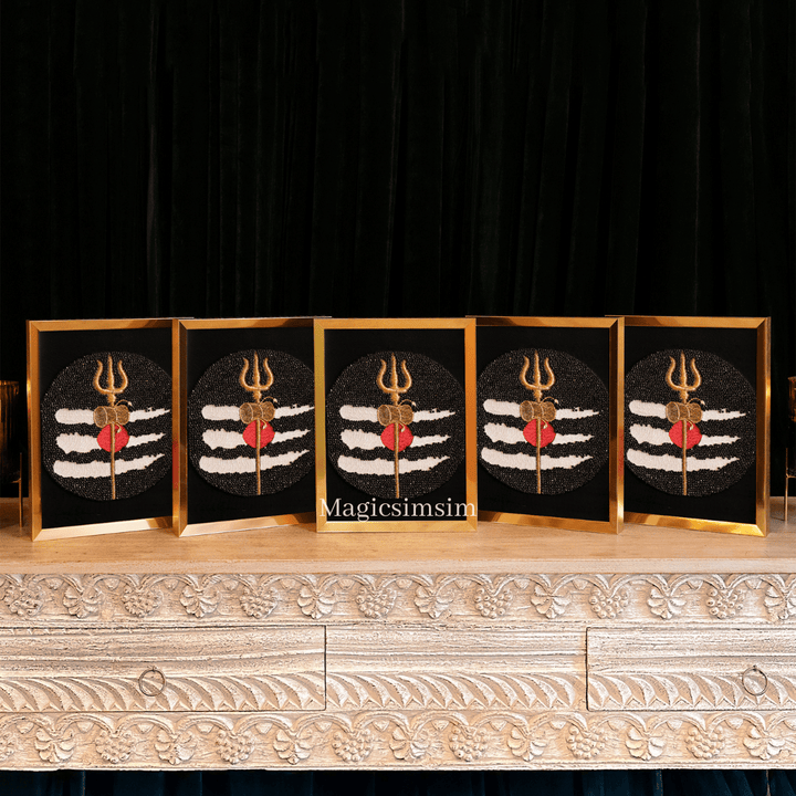 MagicSimSim Adi Yogi - 5 Pcs Set | 9 x 12 inches