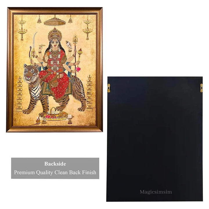 MagicSimSim ADISHAKTI GODDESS AMBA | 2.9ft X 3.7ft