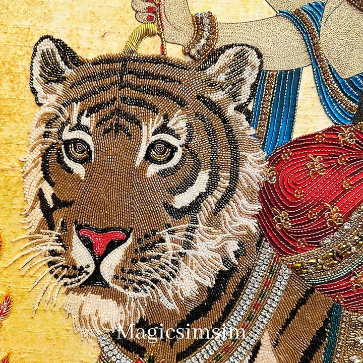 MagicSimSim ADISHAKTI GODDESS AMBA | 2.9ft X 3.7ft