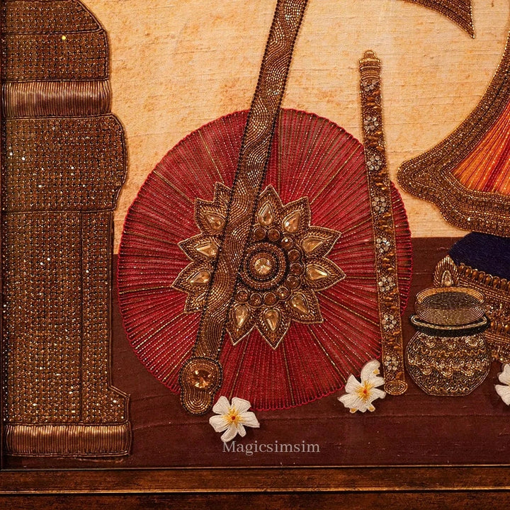 MagicSimSim Banke Bihari Ji | 3 ft X 4.6 ft