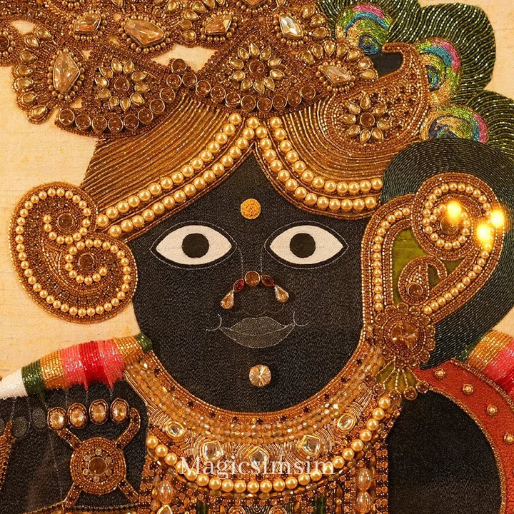 MagicSimSim Banke Bihari Ji | 3 ft X 4.6 ft
