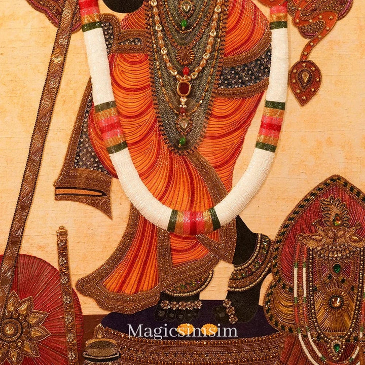 MagicSimSim Banke Bihari Ji | 3 ft X 4.6 ft