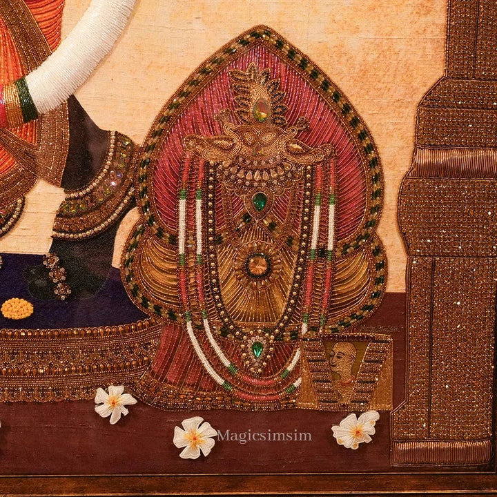 MagicSimSim Banke Bihari Ji | 3 ft X 4.6 ft
