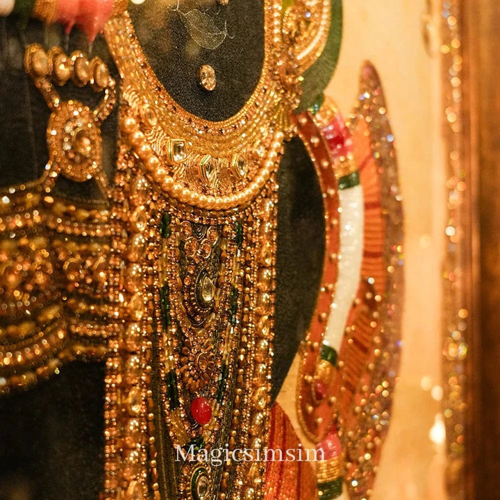 MagicSimSim Banke Bihari Ji | 3 ft X 4.6 ft