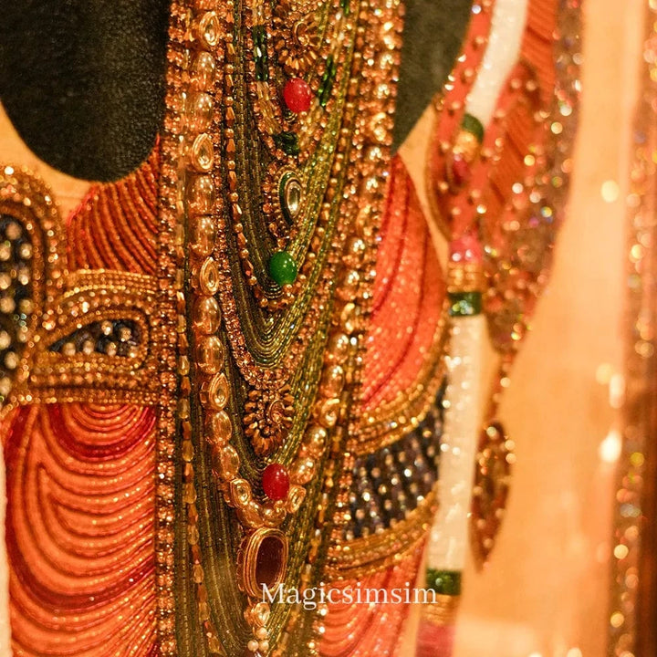 MagicSimSim Banke Bihari Ji | 3 ft X 4.6 ft