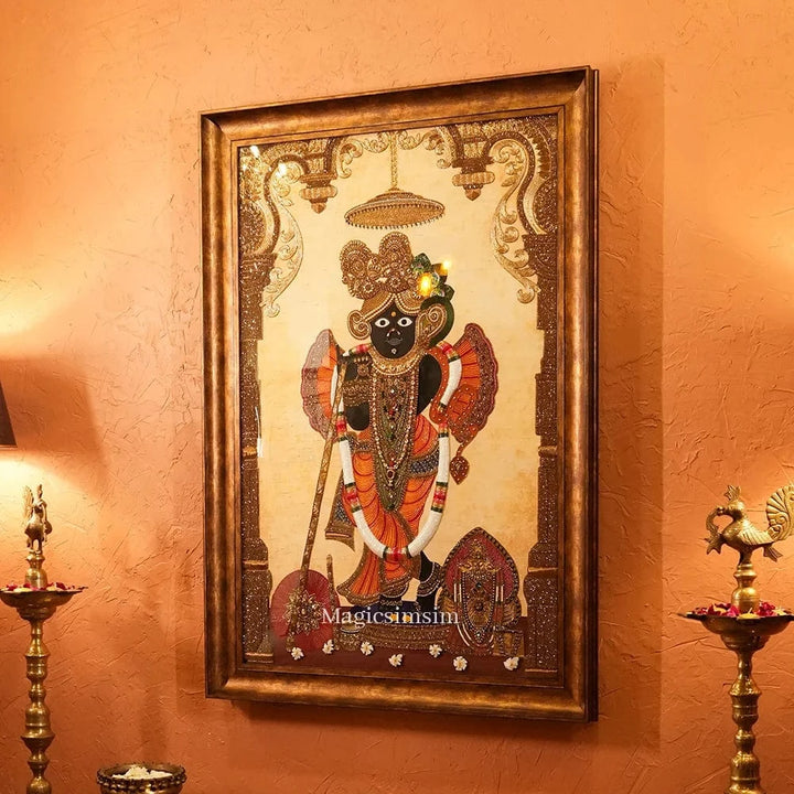 MagicSimSim Banke Bihari Ji | 3 ft X 4.6 ft