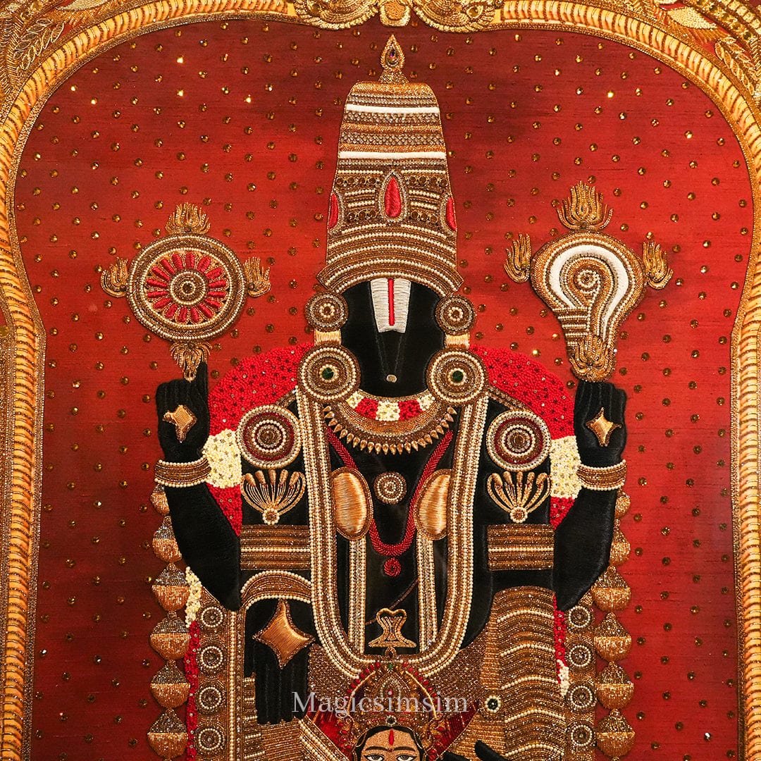 MagicSimSim Divine Lord Venkateshwara | 4ft x 5ft