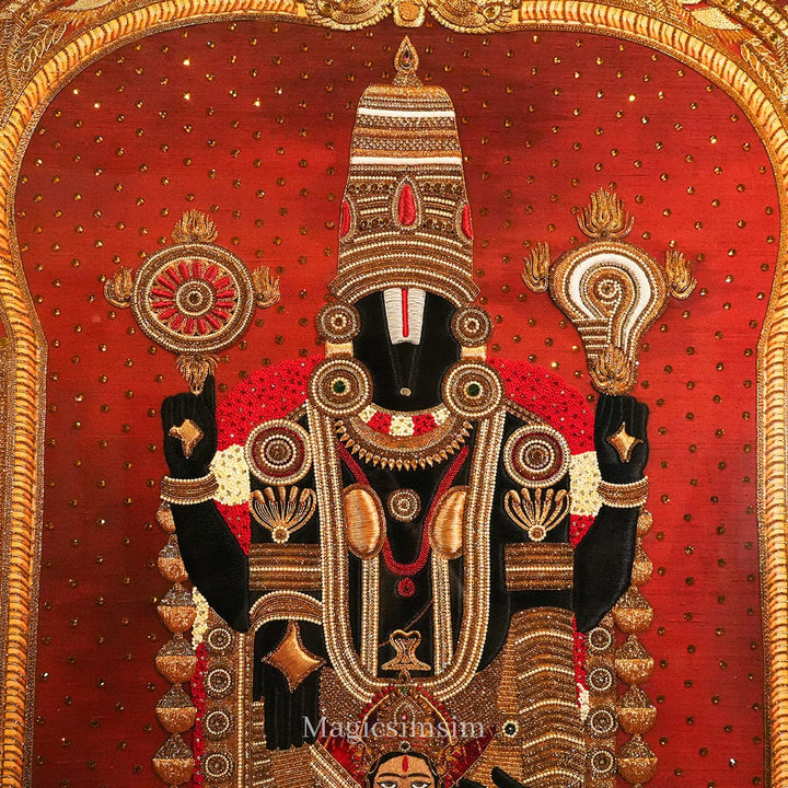 MagicSimSim Divine Lord Venkateshwara | 4ft x 5ft