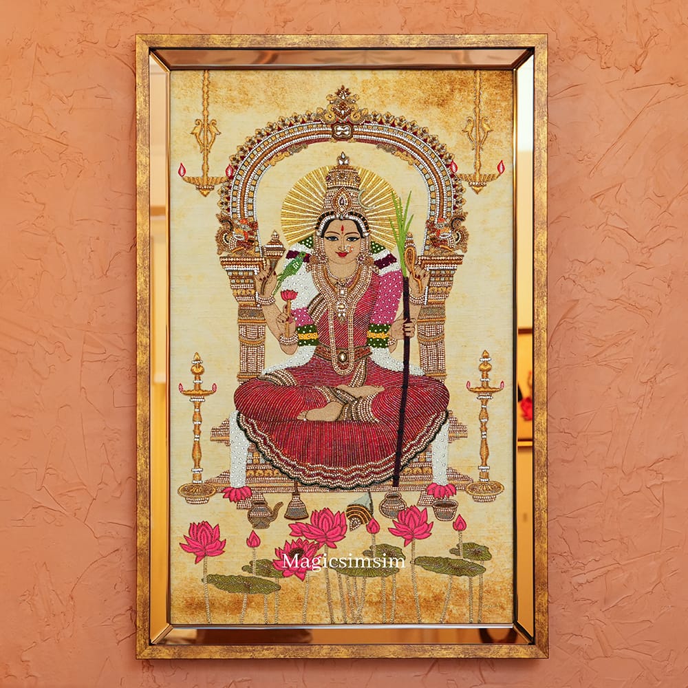 MagicSimSim Goddess Lalitha Devi | 2ft x 3ft