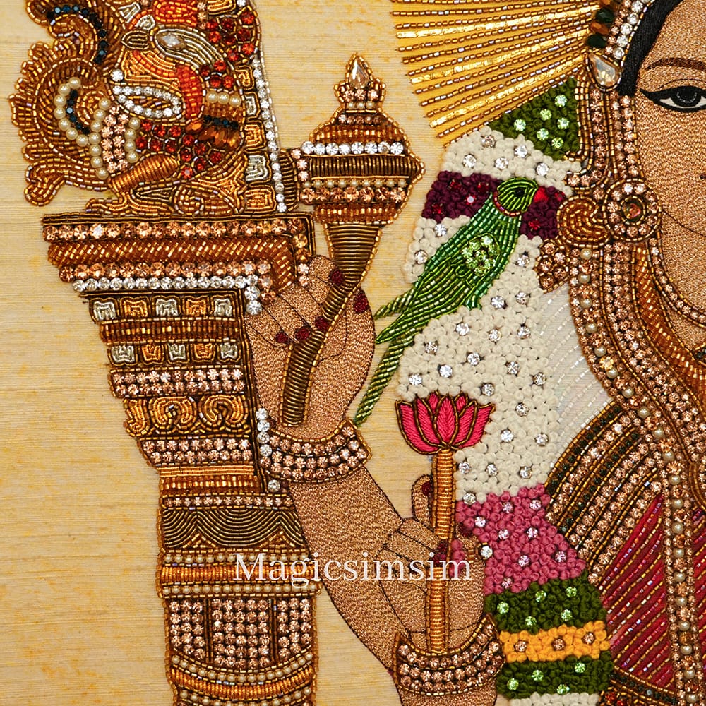 MagicSimSim Goddess Lalitha Devi | 2ft x 3ft