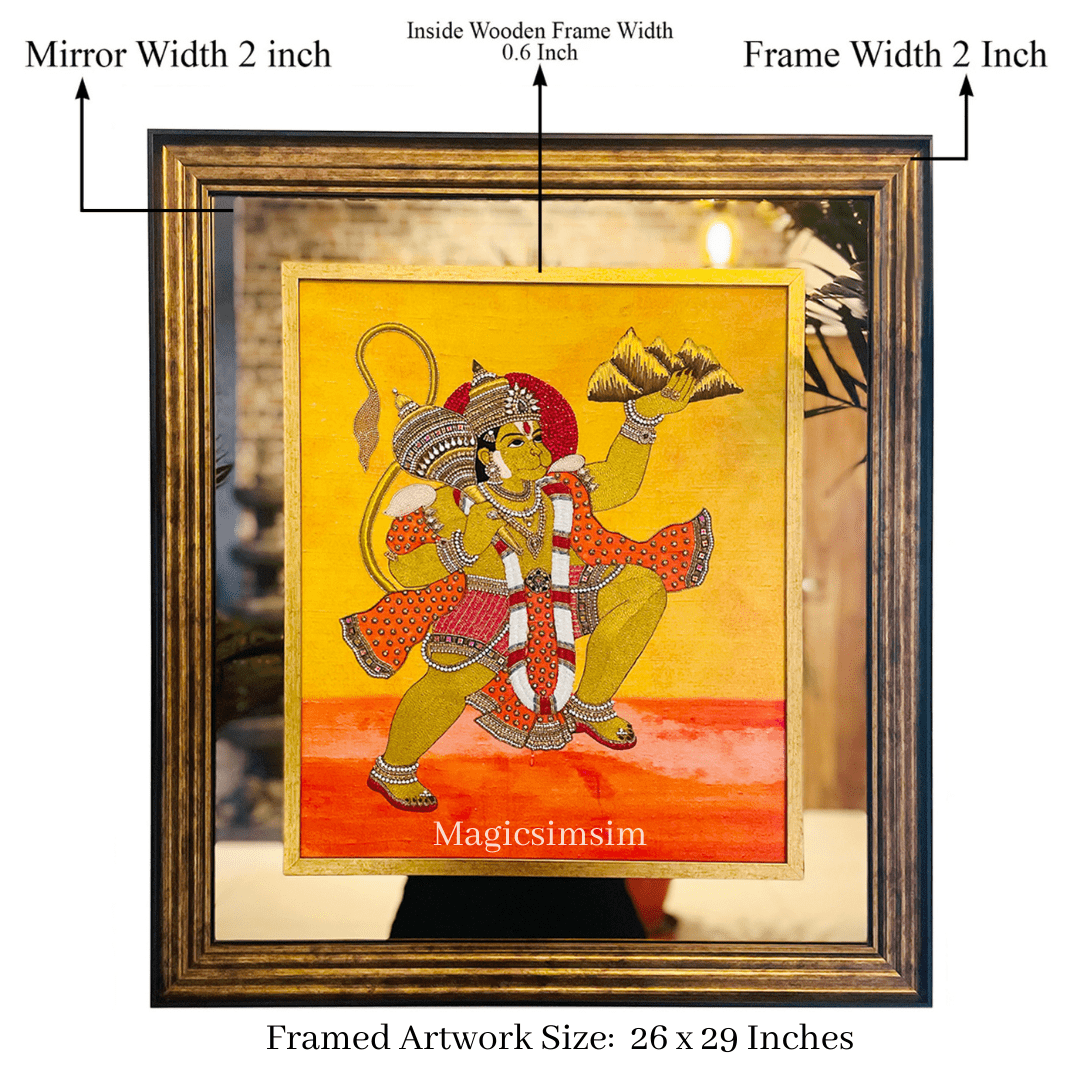 MagicSimSim Lord Hanumanji | 26 x 29 inches