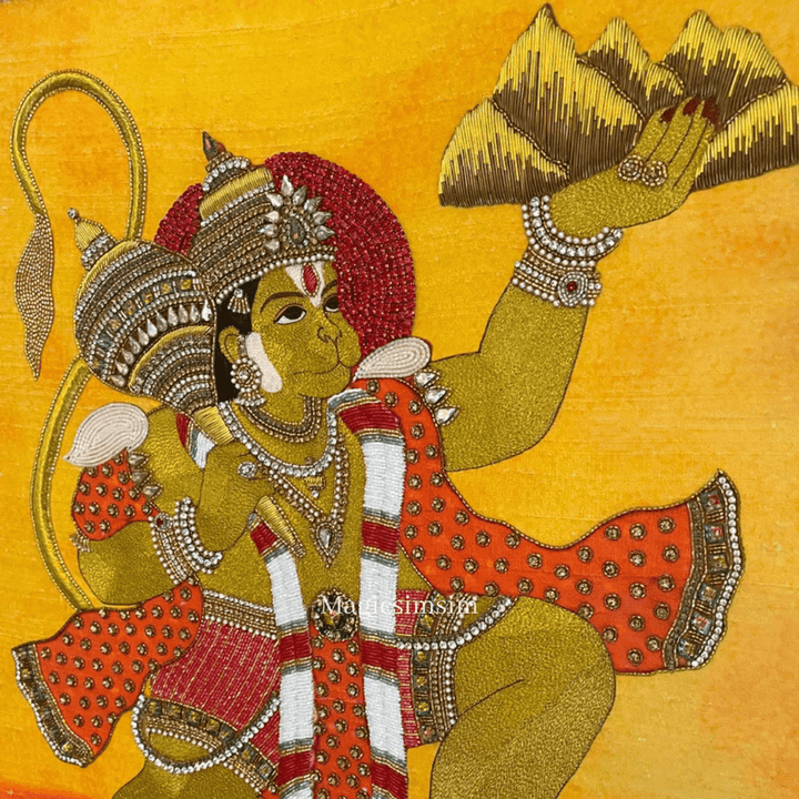 MagicSimSim Lord Hanumanji | 26 x 29 inches