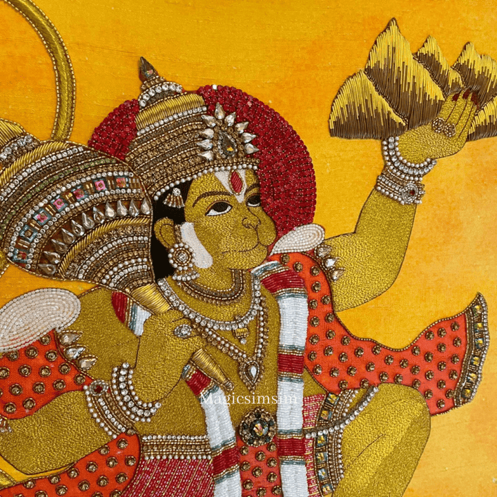 MagicSimSim Lord Hanumanji | 26 x 29 inches