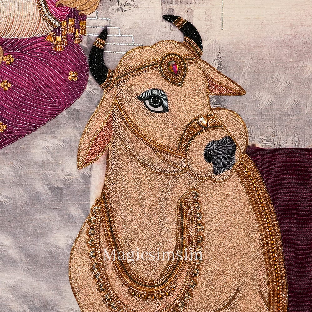 Magicsimsim Lord Shiv Parivar | 4.6 ft X 4 ft