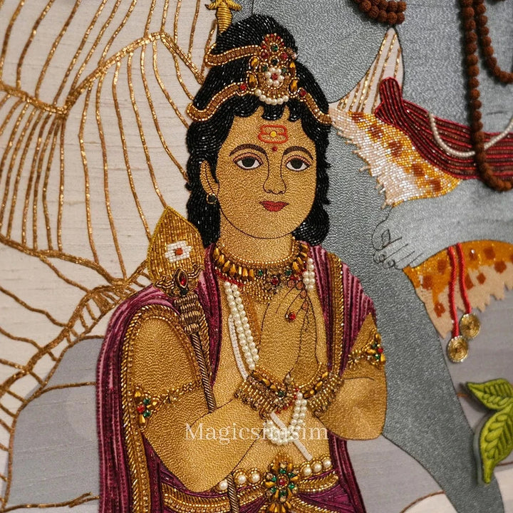 MagicSimSim Lord Shiva Parivar | 4ft X5 ft