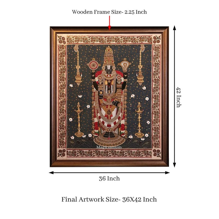 MagicSimSim Lord Venkateshwara | 3 ft X 3.6 ft