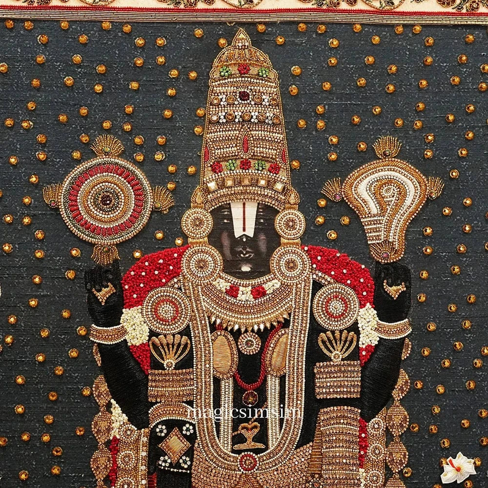 MagicSimSim Lord Venkateshwara | 3 ft X 3.6 ft