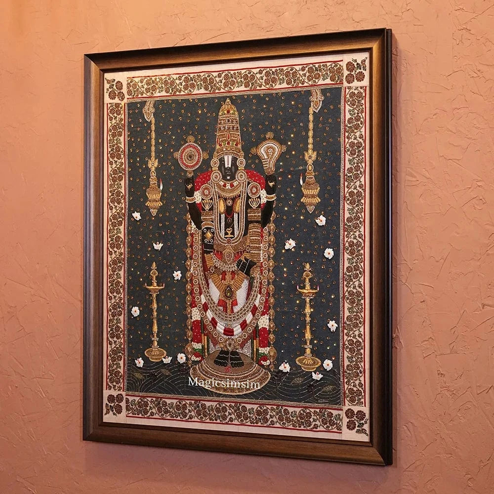 MagicSimSim Lord Venkateshwara | 3 ft X 3.6 ft