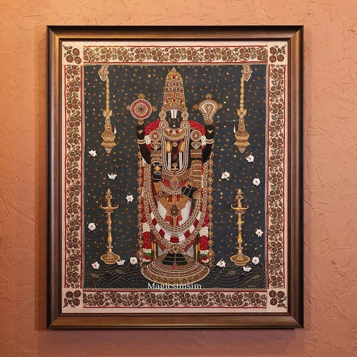 MagicSimSim Lord Venkateshwara | 3 ft X 3.6 ft