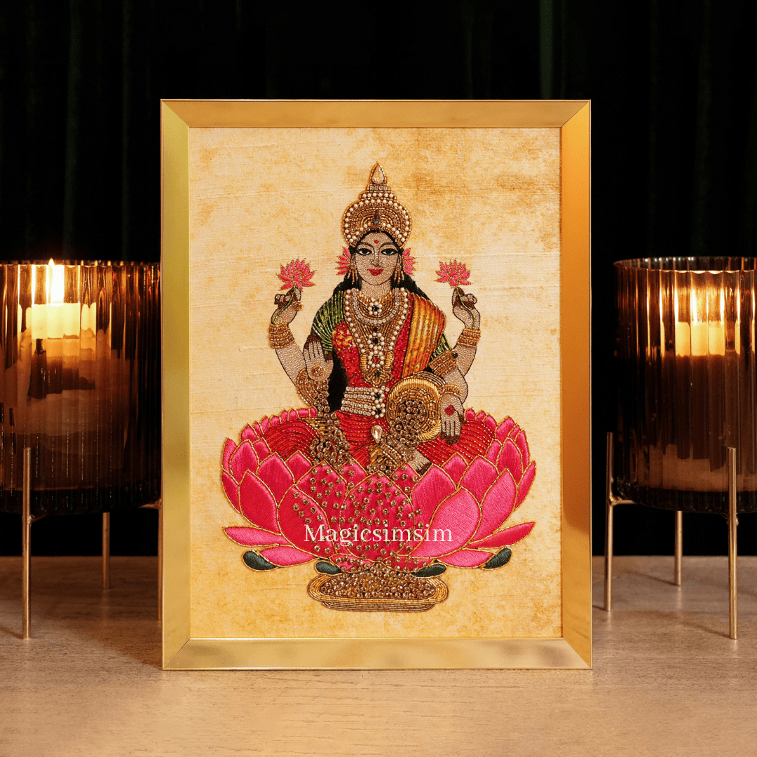 MagicSimSim Mahalakshmi - 5 Pcs Set | 9 x 12 inches
