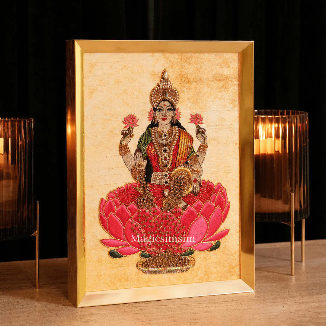 MagicSimSim Mahalakshmi - 5 Pcs Set | 9 x 12 inches