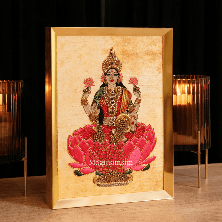 MagicSimSim Mahalakshmi - 5 Pcs Set | 9 x 12 inches