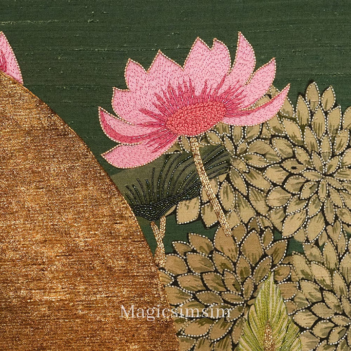 Magicsimsim Namo Kar Mantra Jainism Art | 3 ft X 3 ft