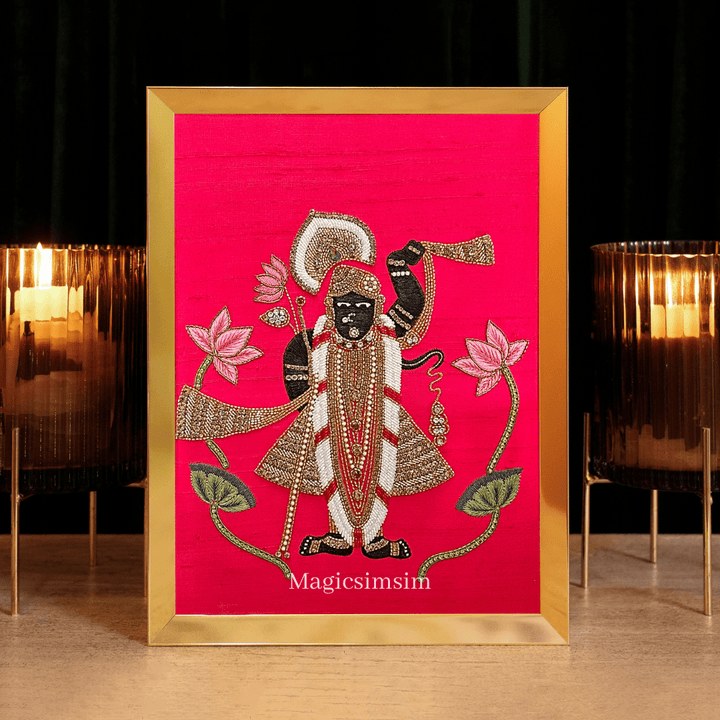 MagicSimSim Shrinath ji  - 5 Pcs Set | 9 x 12 Inches
