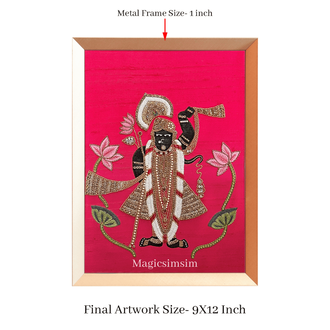 MagicSimSim Shrinath ji  - 5 Pcs Set | 9 x 12 Inches