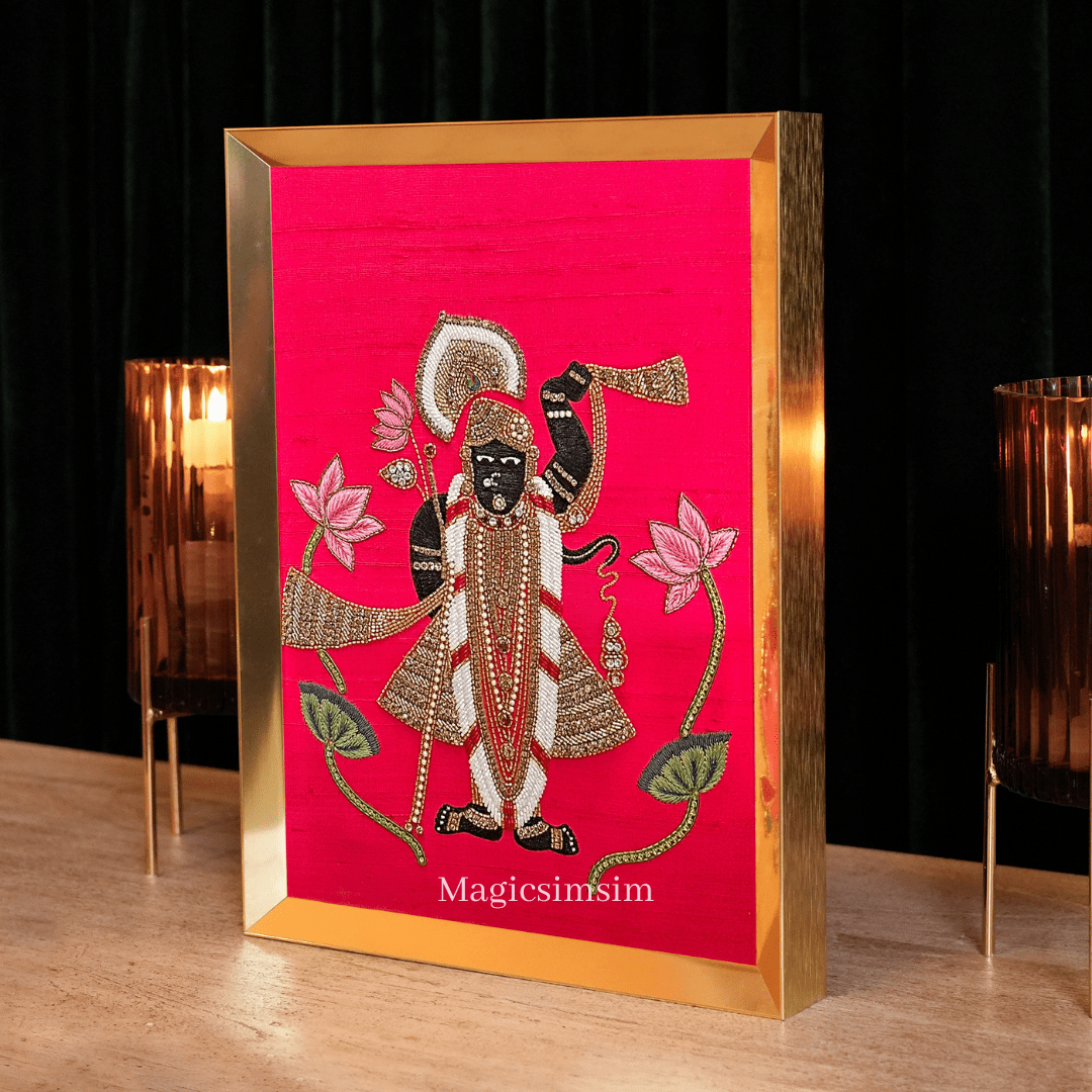 MagicSimSim Shrinath ji  - 5 Pcs Set | 9 x 12 Inches