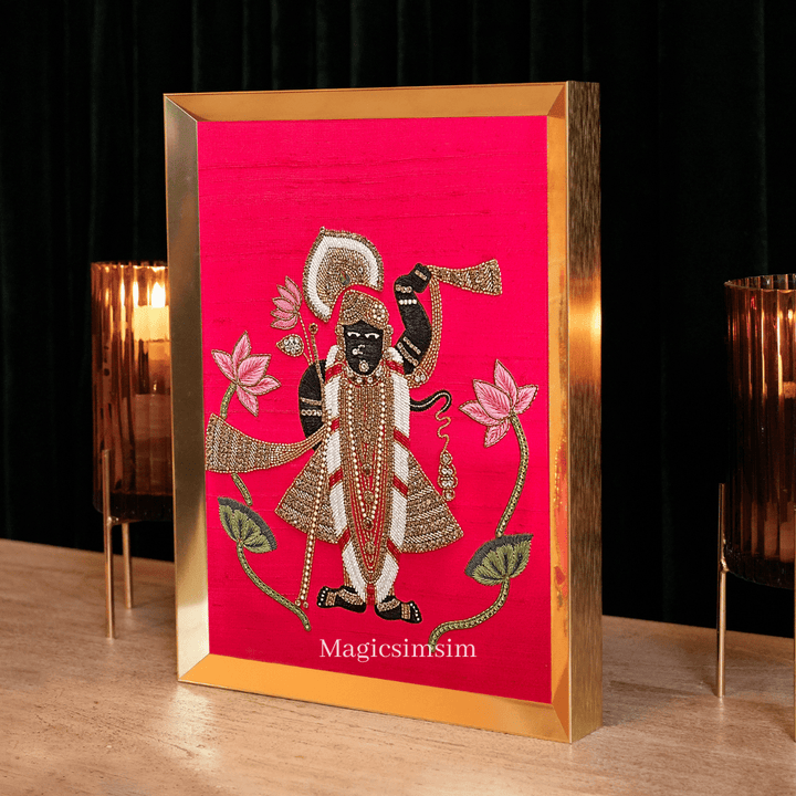 MagicSimSim Shrinath ji  - 5 Pcs Set | 9 x 12 Inches