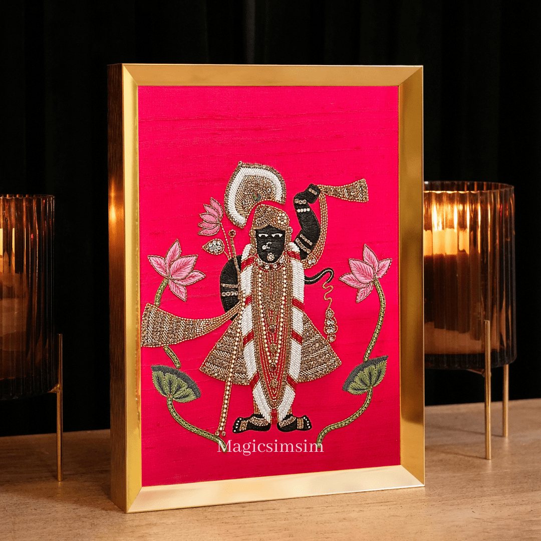 MagicSimSim Shrinath ji  - 5 Pcs Set | 9 x 12 Inches