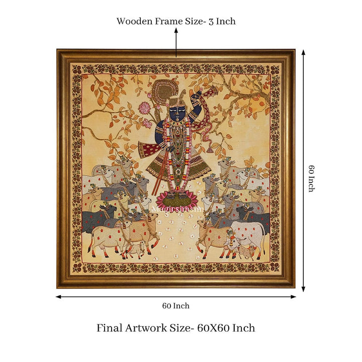 Magicsimsim Shrinathji Gopashtami | 5 ft X 5 ft