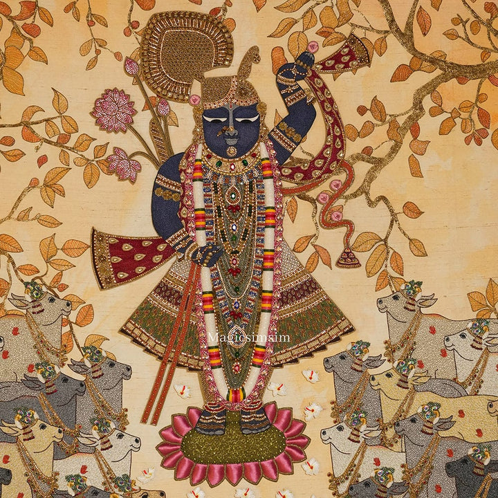 Magicsimsim Shrinathji Gopashtami | 5 ft X 5 ft