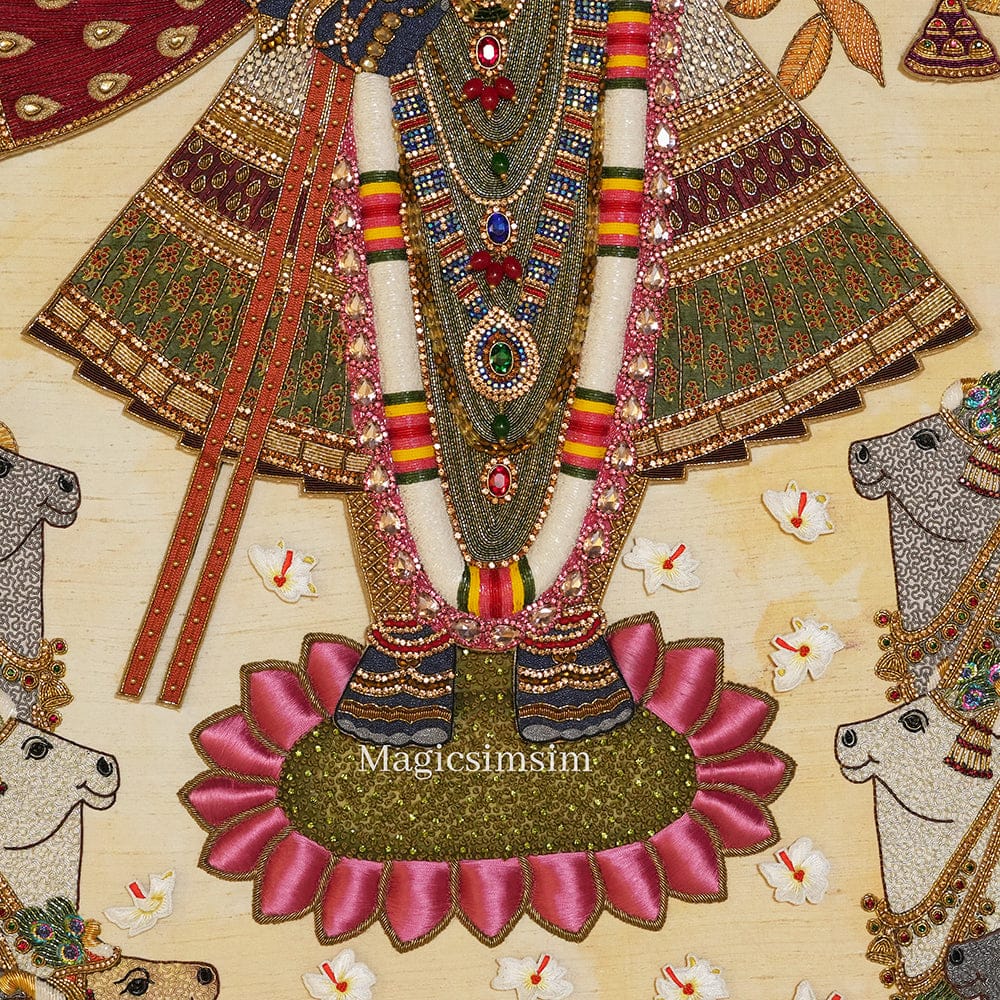 Magicsimsim Shrinathji Gopashtami | 5 ft X 5 ft