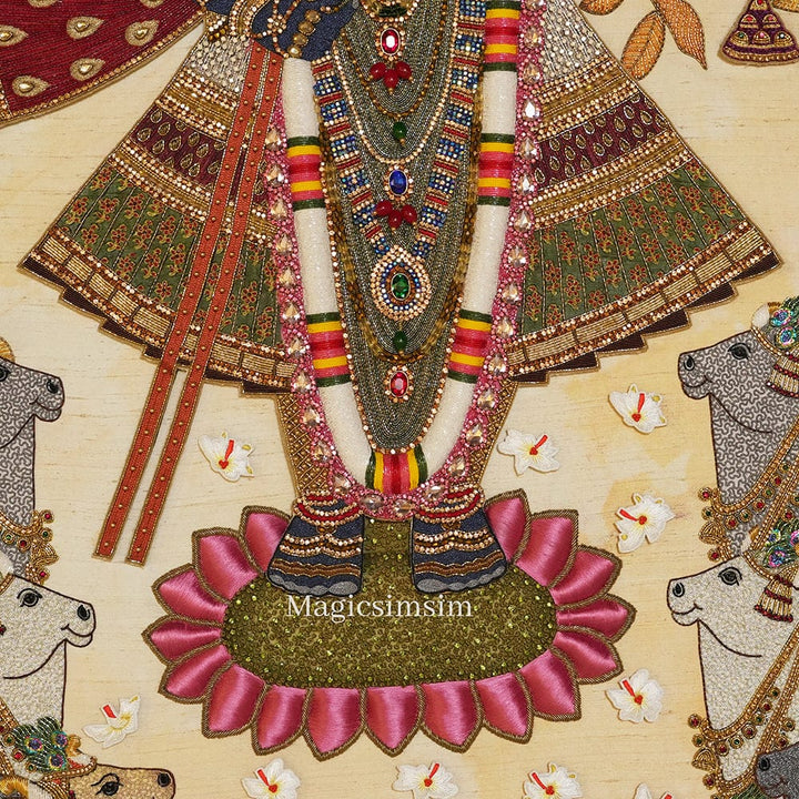 Magicsimsim Shrinathji Gopashtami | 5 ft X 5 ft