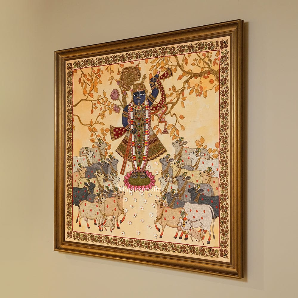 Magicsimsim Shrinathji Gopashtami | 5 ft X 5 ft