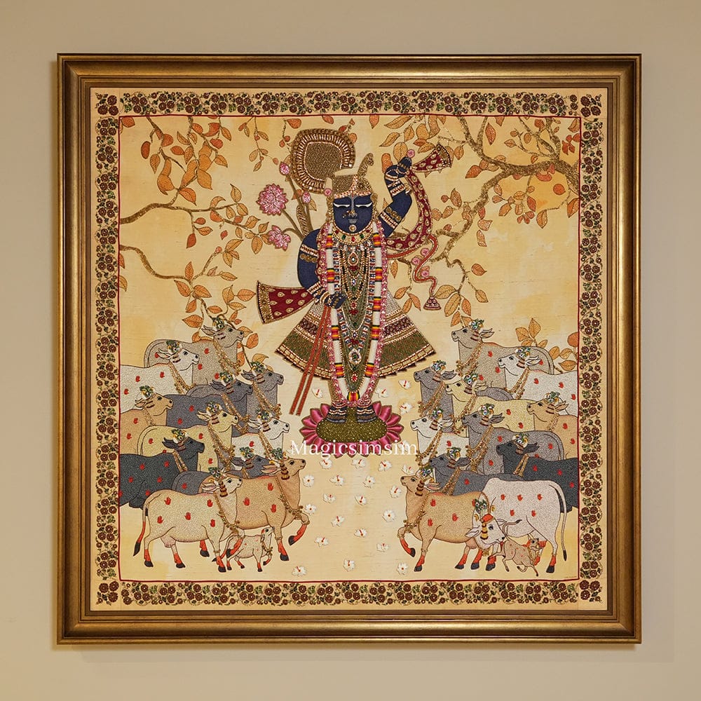 Magicsimsim Shrinathji Gopashtami | 5 ft X 5 ft