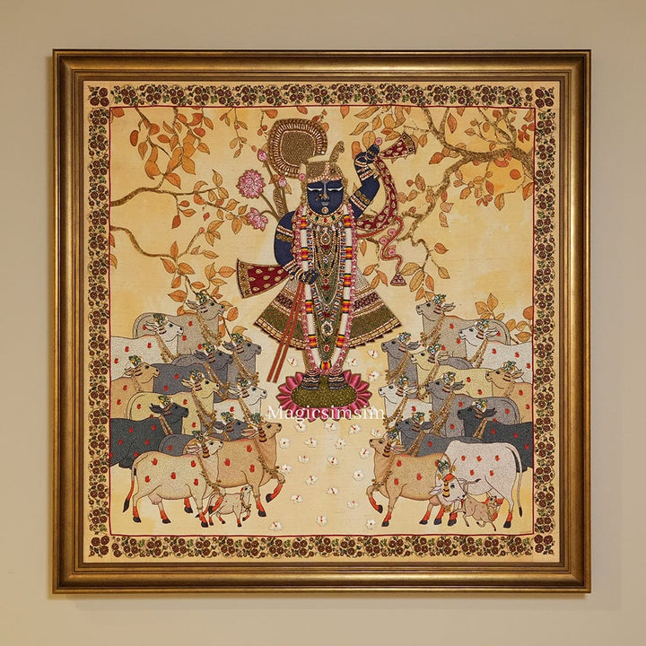 Magicsimsim Shrinathji Gopashtami | 5 ft X 5 ft