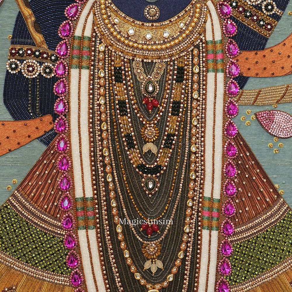 MagicSimSim Shrinathji Kamal Talai | 3 ft x 4 ft