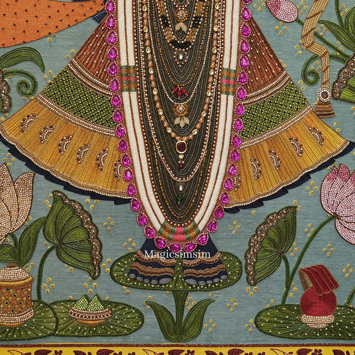 MagicSimSim Shrinathji Kamal Talai | 3 ft x 4 ft