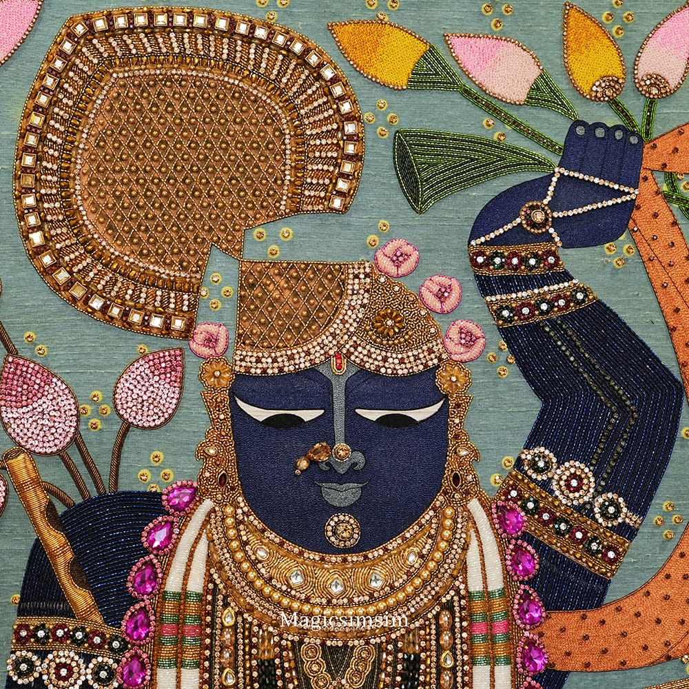MagicSimSim Shrinathji Kamal Talai | 3 ft x 4 ft