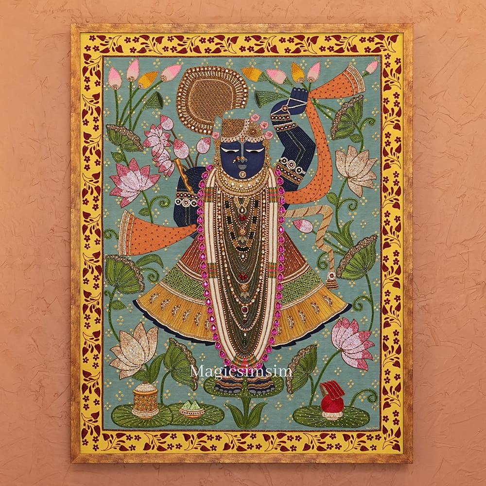 MagicSimSim Shrinathji Kamal Talai | 3 ft x 4 ft