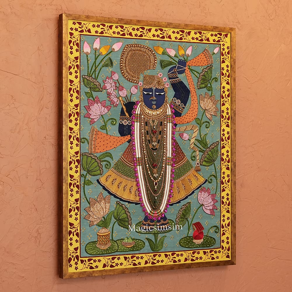 MagicSimSim Shrinathji Kamal Talai | 3 ft x 4 ft