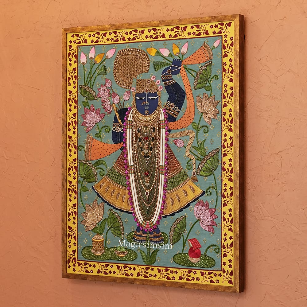 MagicSimSim Shrinathji Kamal Talai | 3 ft x 4 ft