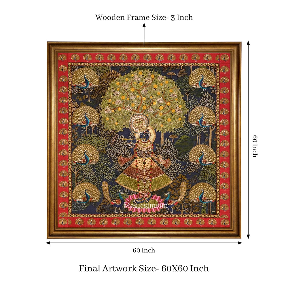 Magicsimsim Shrinathji Morkuti | 5 ft X 5 ft