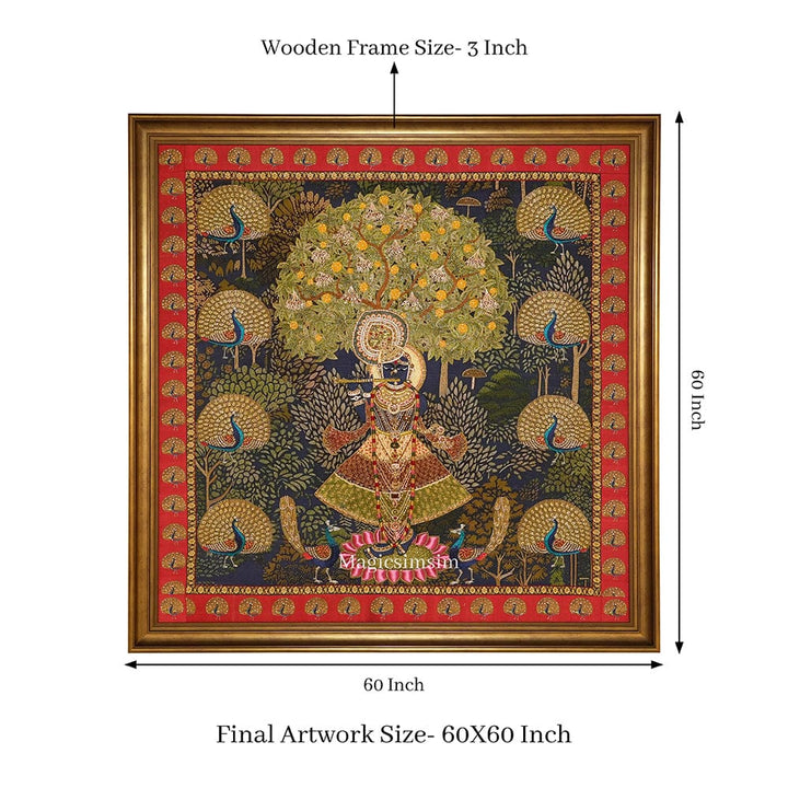 Magicsimsim Shrinathji Morkuti | 5 ft X 5 ft