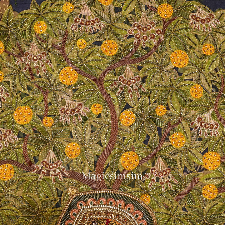 Magicsimsim Shrinathji Morkuti | 5 ft X 5 ft