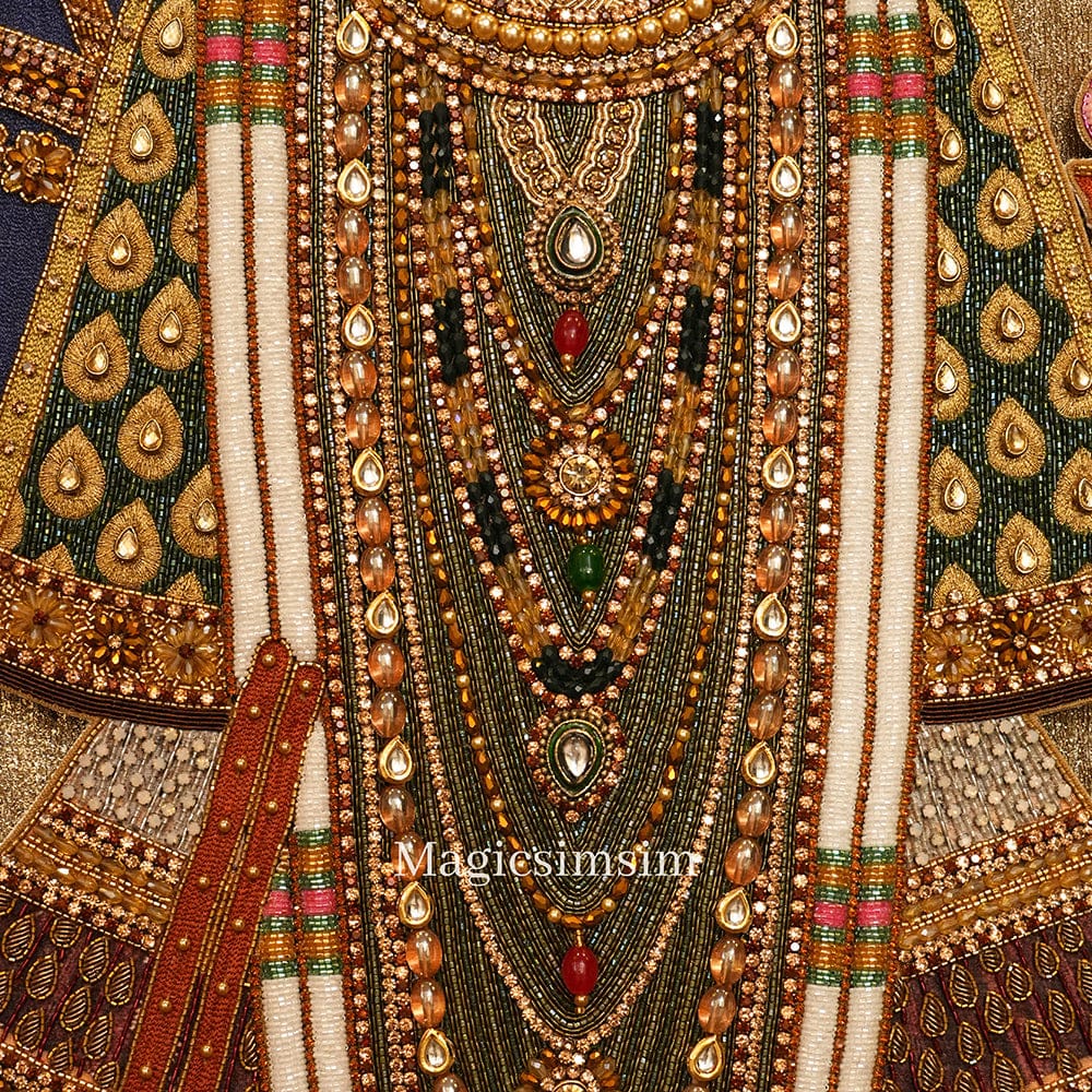 MagicSimSim Shrinathji Nathdwara | 3 ft x 4 ft