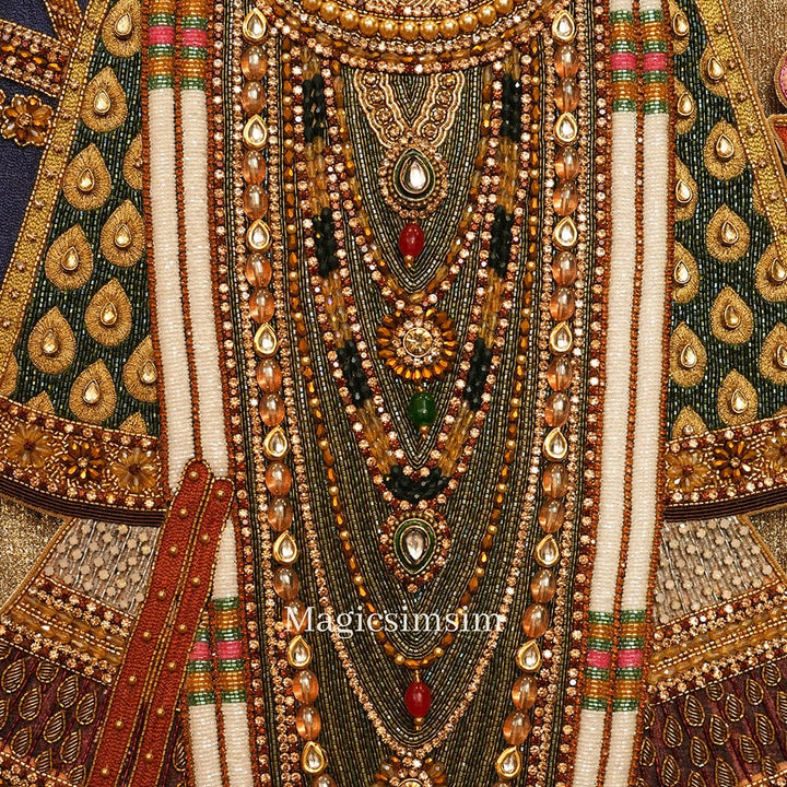 MagicSimSim Shrinathji Nathdwara | 3 ft x 4 ft